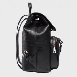 Love Moschino | Bags | Love Moschino Black Leather Backpack  display picture 2